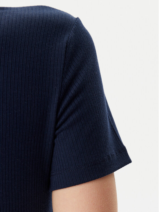 Tommy Jeans Tommy Jeans Vsakodnevna obleka DW0DW19721 Mornarsko modra Slim Fit
