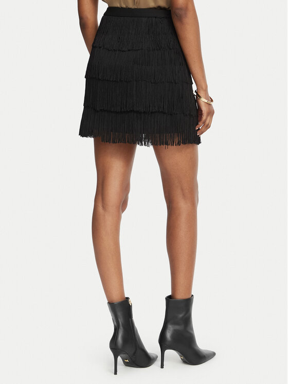 MICHAEL Michael Kors MICHAEL Michael Kors Mini sukňa MF673LRE45 Čierna Regular Fit