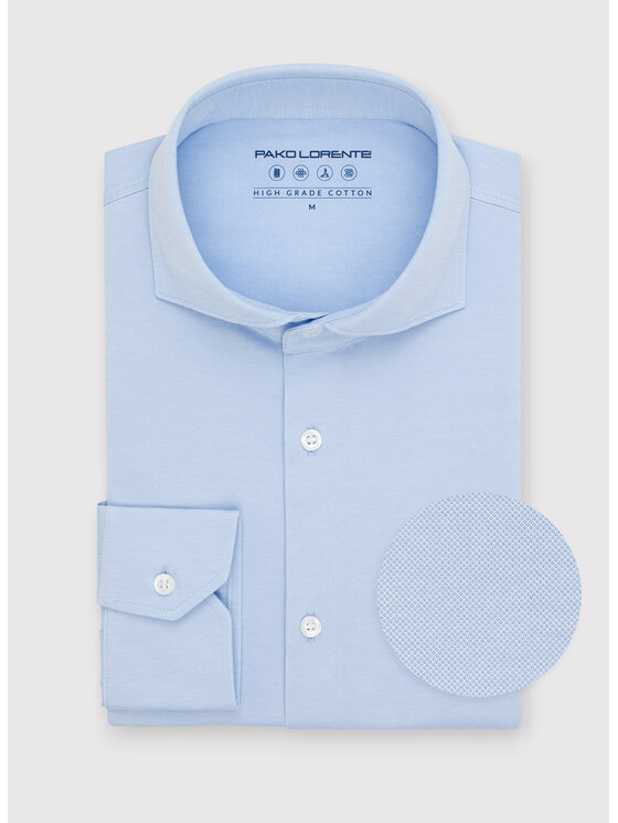 Pako Lorente Pako Lorente Koszula P24SF-1X-035 Błękitny Classic Fit