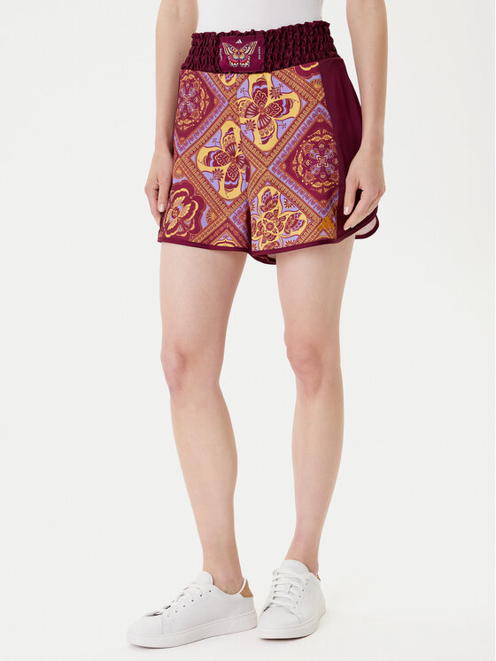 adidas adidas Pantaloni scurți sport FARM Premium JW4482 Vișiniu Loose Fit