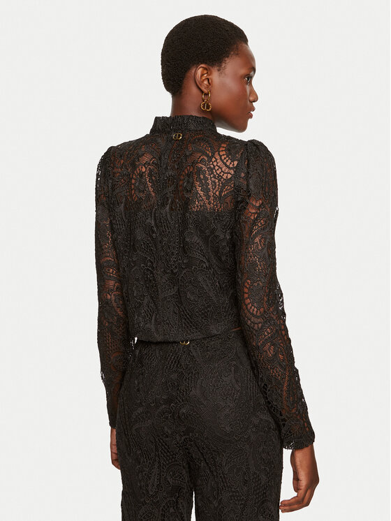 TWINSET TWINSET Блуза 242TP2464 Черен Slim Fit