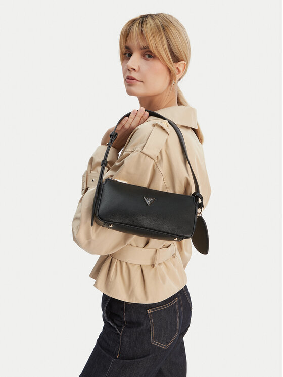 Guess Geantă Isobel Mini HWBG99 32720 Negru