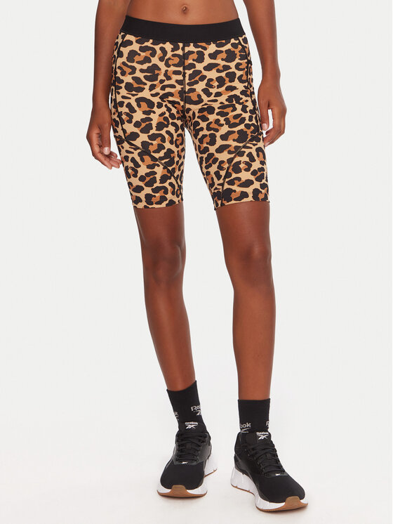 Reebok Reebok Sportiniai šortai Erica RK25159CCW Smėlio Slim Fit