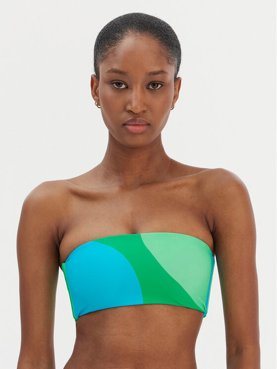 Seafolly Seafolly Bikinio viršus Sorrento 31534-277 Žalia