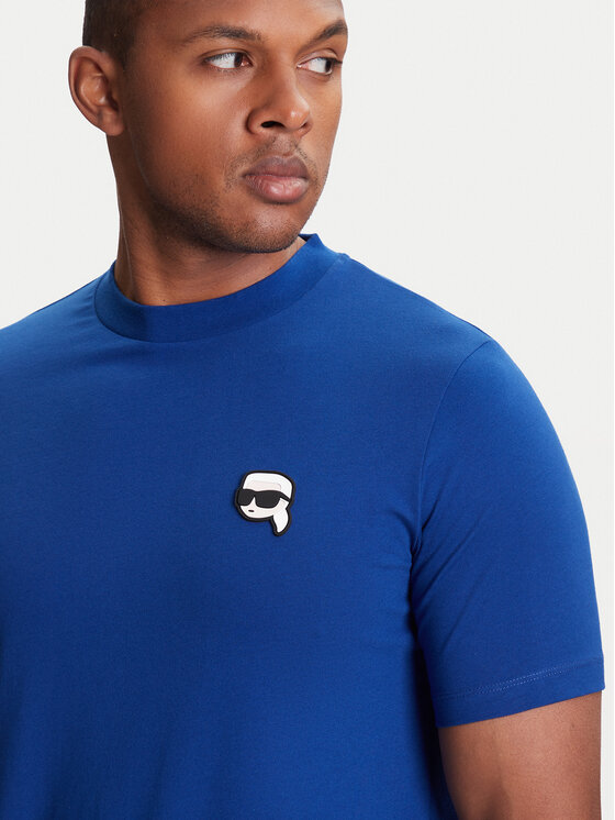 KARL LAGERFELD KARL LAGERFELD T-Shirt 755710 553224 Modrá Slim Fit