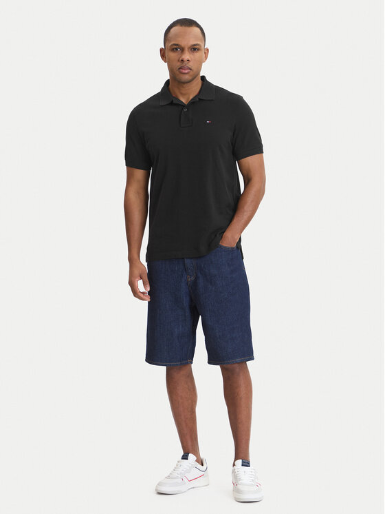 Tommy Jeans Tommy Jeans Poloshirt DM0DM22711 Schwarz Regular Fit