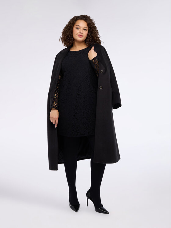 Fiorella Rubino Fiorella Rubino Vestito da giorno 7096T001782N033 Nero A-Line Fit