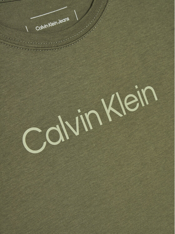 Calvin Klein Jeans Calvin Klein Jeans Majica IU0IU00682 Zelena Regular Fit