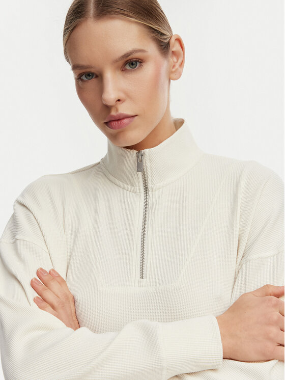 Roxy Roxy Mikina ERJKT04388 Bílá Regular Fit