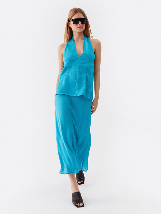 Herskind Herskind Halenka Cami 4829953 Světle modrá Regular Fit