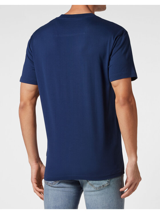 PHILIPP PLEIN PHILIPP PLEIN Tričko 517 Modrá Regular Fit