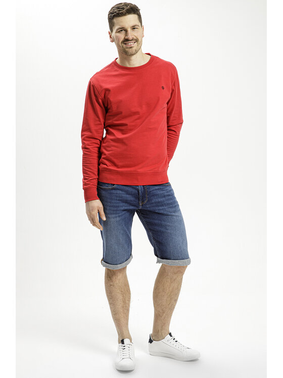 Cross Jeans Cross Jeans Szorty jeansowe A 584-018 Niebieski Relaxed Fit