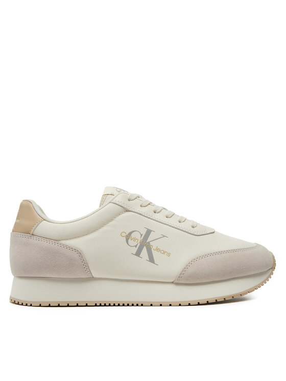 Calvin Klein Jeans Superge Retro Runner Low Mix Mtl YM0YM01032 Écru