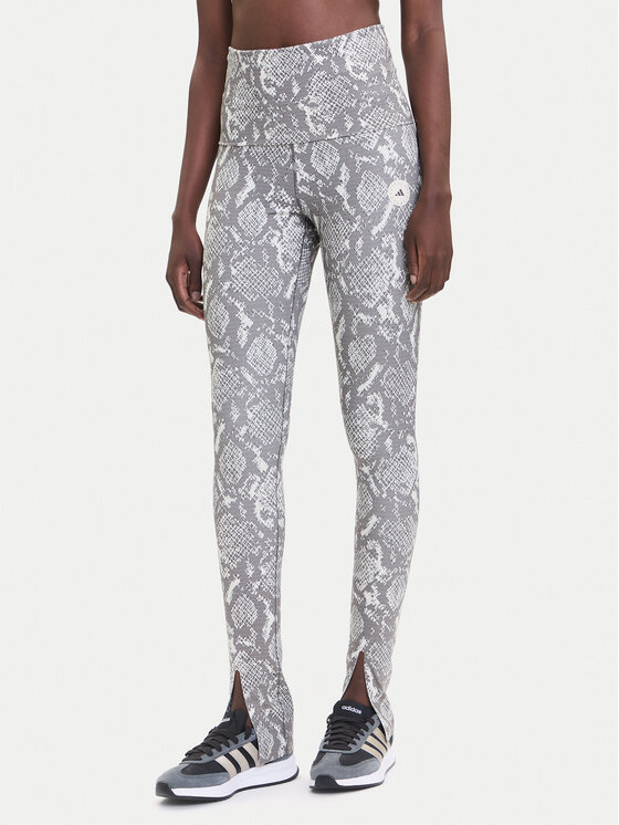 adidas by Stella McCartney adidas by Stella McCartney Leggings Training Rolltop Splitcuff JM8477 Bež Slim Fit