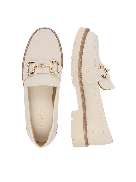 JENNY JENNY Loafersy CEO-EVELINNE WS5885-01 Écru