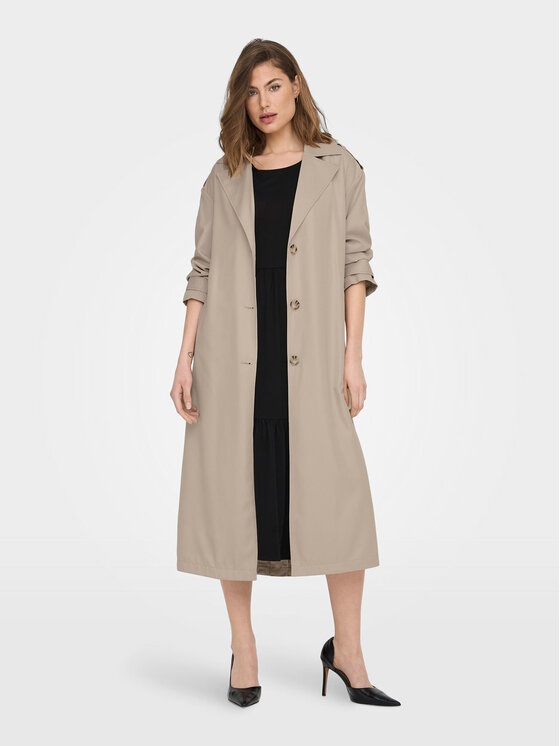 ONLY ONLY Viharkabát 15217799 Bézs Relaxed Fit