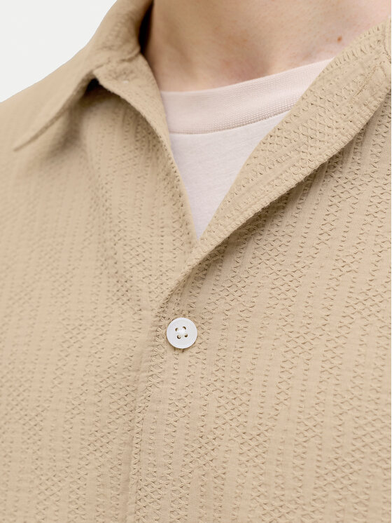 Jack & Jones Jack & Jones Hemd Montauk 12293555 Beige Regular Fit