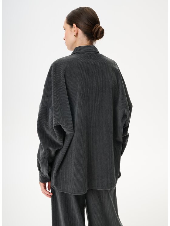 LEBRAND LEBRAND Koszula Meryl Szary Oversize