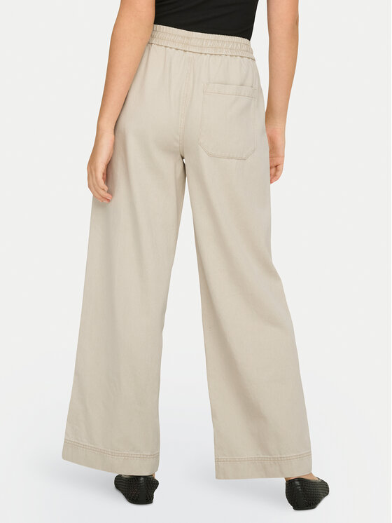 ONLY ONLY Szövet nadrág Maisa 15367380 Bézs Wide Leg