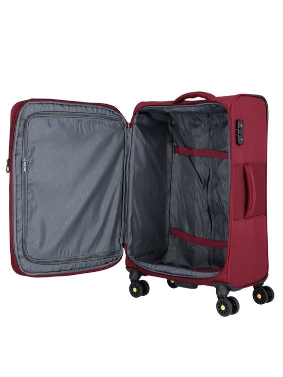 D&N D&N Komplet walizek 310148 Bordowy