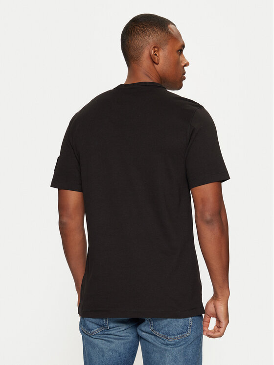 Calvin Klein Jeans Calvin Klein Jeans Marškinėliai J30J323484 Juoda Regular Fit
