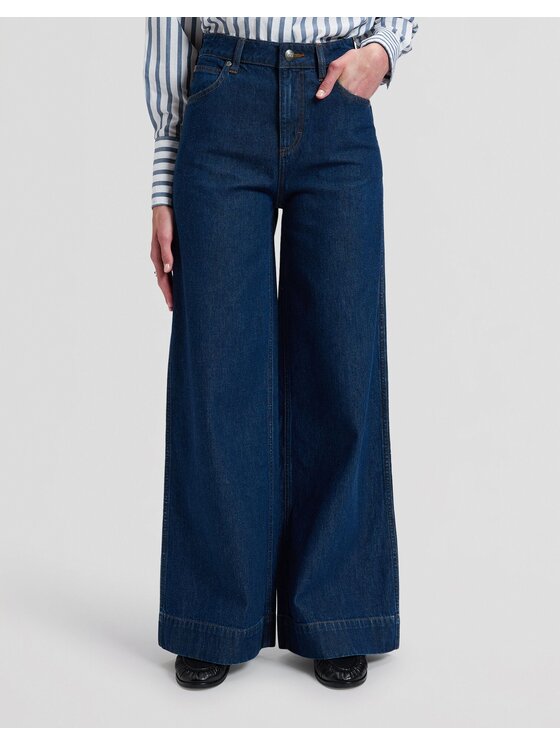 Lee Lee Jeansy EXTREME STELLA Niebieski Wide Leg