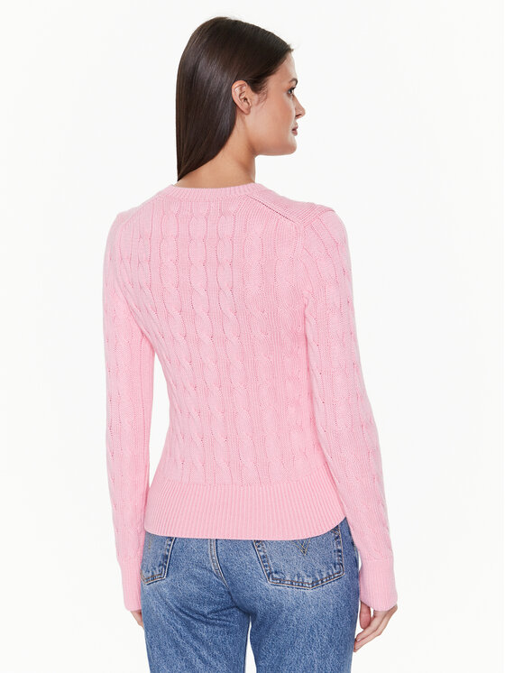 Polo Ralph Lauren Polo Ralph Lauren Pletena jopica 211891643004 Roza Regular Fit