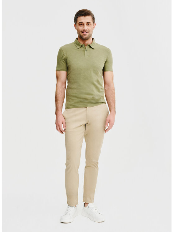 Pako Lorente Pako Lorente Polo P25SN-TX-006 Zielony Slim Fit