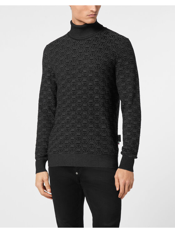 PHILIPP PLEIN PHILIPP PLEIN Longsleeve 11485 Nero Regular Fit