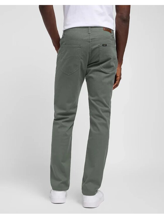 Lee Lee Pantaloni di tessuto STRAIGHT FIT MVP Verde Regular Fit