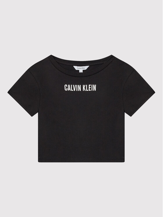 T-shirt KY0KY00004 Nero Cropped Fit