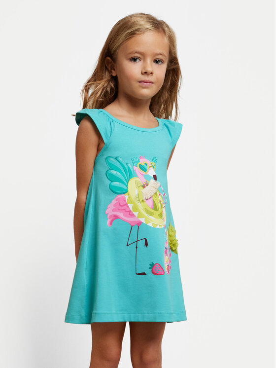 Mayoral Mayoral Літня сукня 3944 Голубий Regular Fit