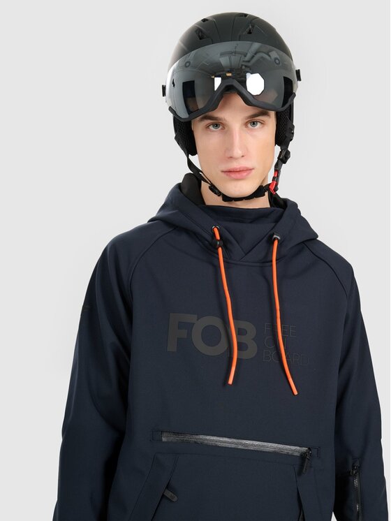 4F 4F Giacca da snowboard 4FRAW25TSOFM509-20S Nero Regular Fit