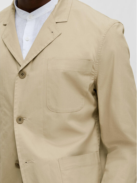 Selected Homme Selected Homme Sakko 16088513 Beige Regular Fit