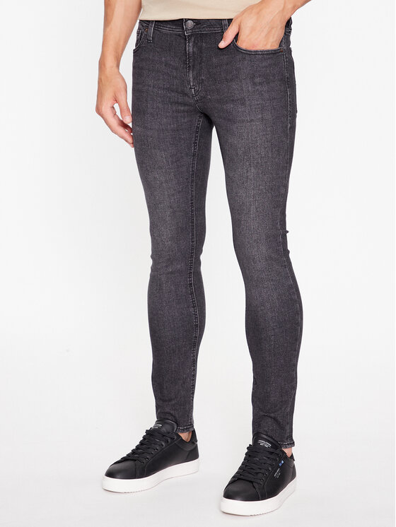 Jack&Jones Džinsi 12244277 Pelēks Skinny Fit