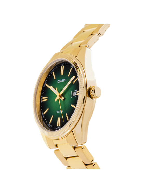 Casio Casio Ρολόι MTP-1302PGC-3AVEF Πράσινο