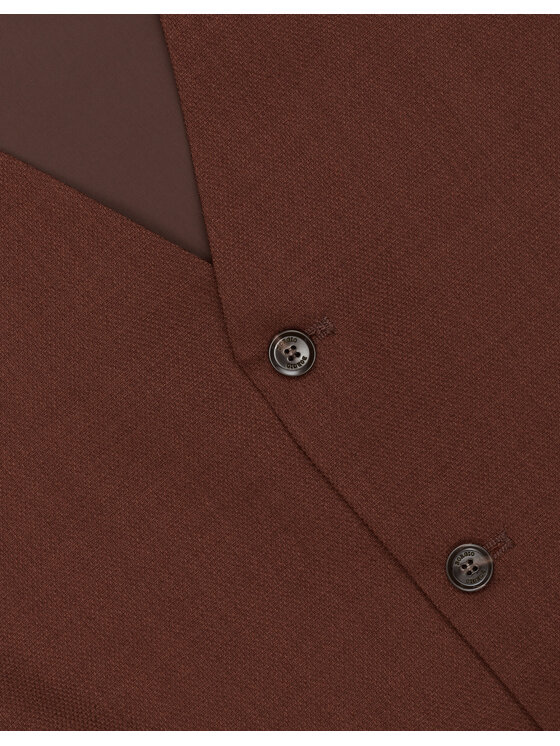 Borgio Borgio Kamizelka barzano_cg Miedziany Slim Fit