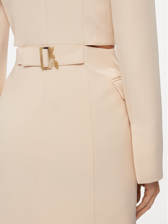 Patrizia Pepe Patrizia Pepe Koktel haljina 8A1262/A375-B788 Bež Slim Fit