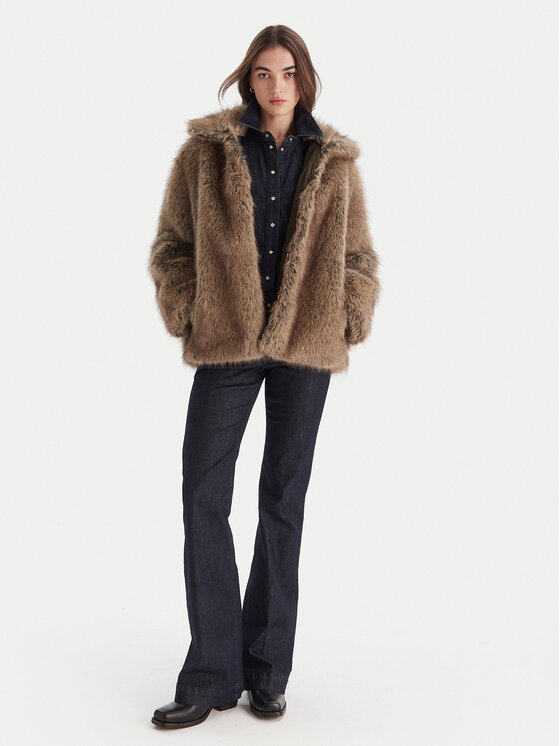 Liu Jo Liu Jo Шуба MF5232 E1095 Коричневий Regular Fit