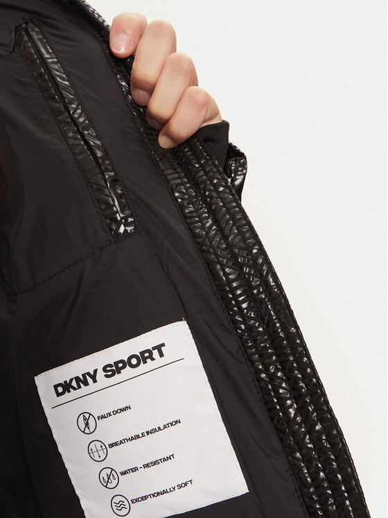 DKNY DKNY Pehelykabát DP4J9549 Fekete Relaxed Fit