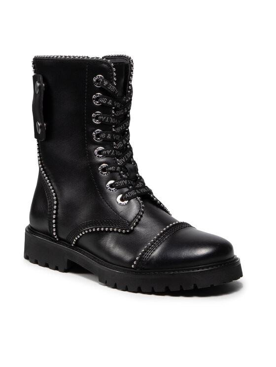 Zadig & Voltaire Zadig & Voltaire Trzewiki Joe WKAA1730F Czarny