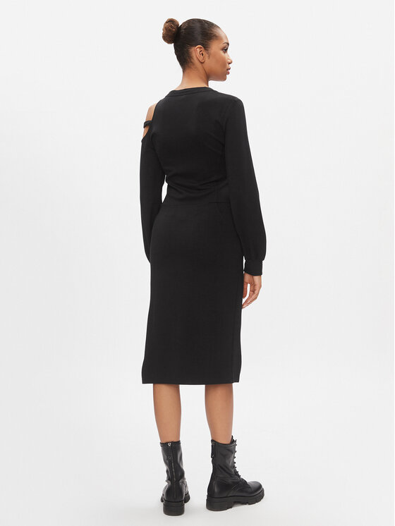 Liu Jo Sport Liu Jo Sport Každodenné šaty TA4057 JS182 Čierna Regular Fit