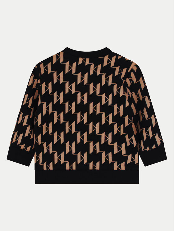 Karl Lagerfeld Kids Karl Lagerfeld Kids Komplet bluza i spodnie materiałowe Z30293 M Kolorowy Regular Fit