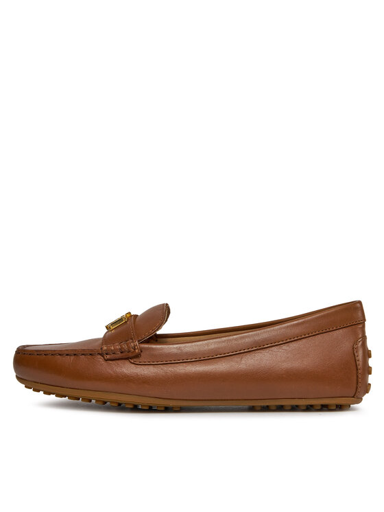 LAUREN RALPH LAUREN Lauren Ralph Lauren Mokasíny Barnsburry 802925635002 Hnědá