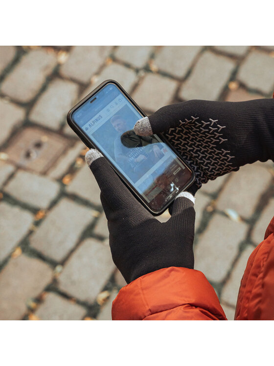 Alpinus Alpinus Rękawice narciarskie Bracklinn Czarny