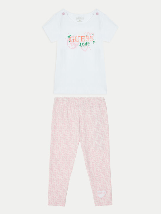 Guess Guess Kinderset A5RG06 K6YW4 Weiß Regular Fit