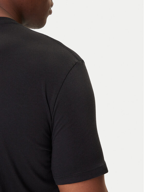 Calvin Klein Jeans Calvin Klein Jeans T-krekls Glitched Logo LV04RC858G Melns Regular Fit