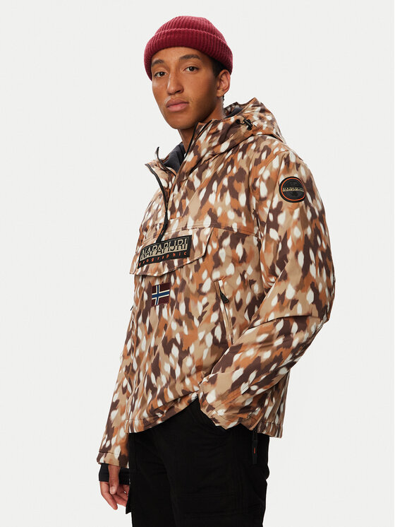 Napapijri Napapijri Anorak Rf Next Aop 1 NP0A8AHX Braun Regular Fit