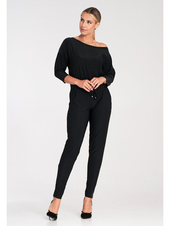 FIGL FIGL Overal M1030 Čierna Regular Fit