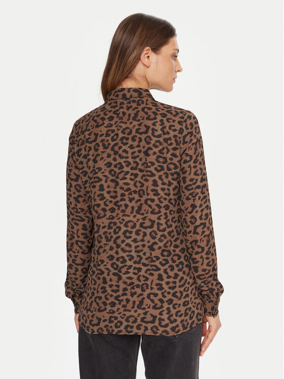 Guess Guess Srajca W5BH73 WGLA2 Rjava Regular Fit